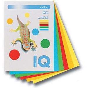 Бумага  IQ Color А4 80 г/м2, 500 л. желтый неон